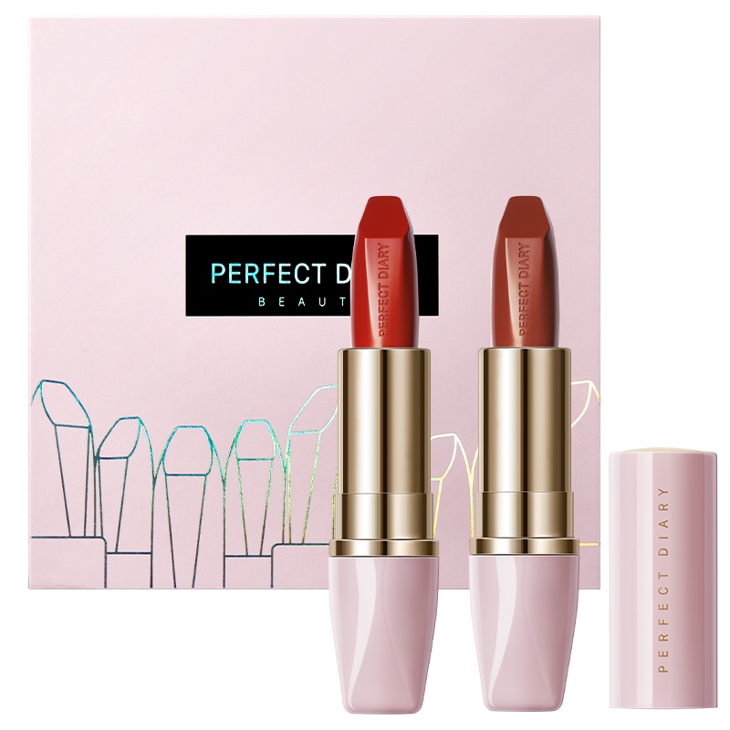 完美日记 小粉钻口红2支装(PINK C02+PINK A04)