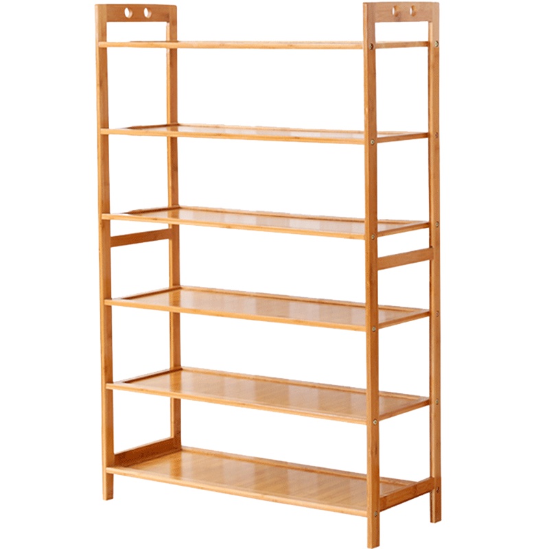 邦禾楠竹多层鞋架简易家用经济型鞋柜组装现代约防尘收纳置物架子