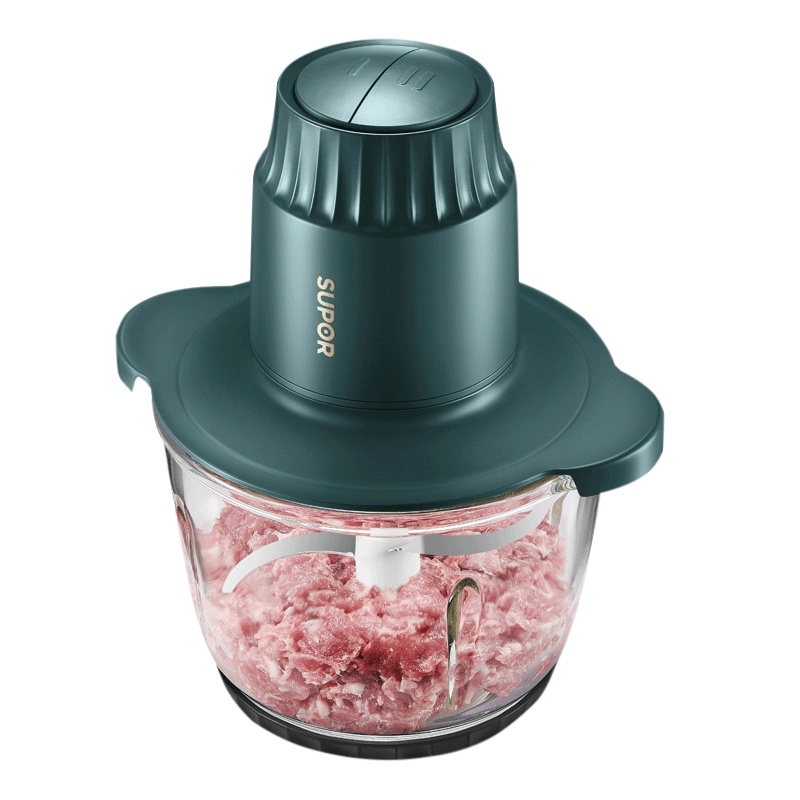 苏泊尔(SUPOR)绞肉机 家用电动多功能料理机绞馅机碎肉打肉机切菜辅食搅拌机复古松木绿 JR25-300
