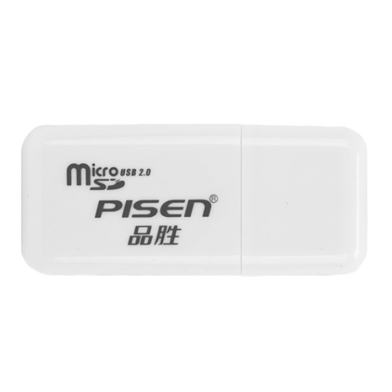 品胜(PISEN) TF卡读卡器 手机内存卡 Micro SD卡读卡器 白色