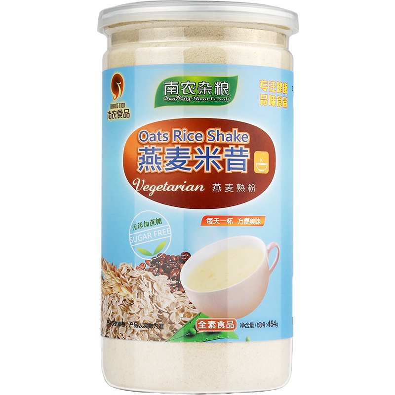 南农食品 燕麦米昔 中老年人米糊状流食燕麦片早餐营养代餐熟五谷粉杂粮粉无添加蔗糖