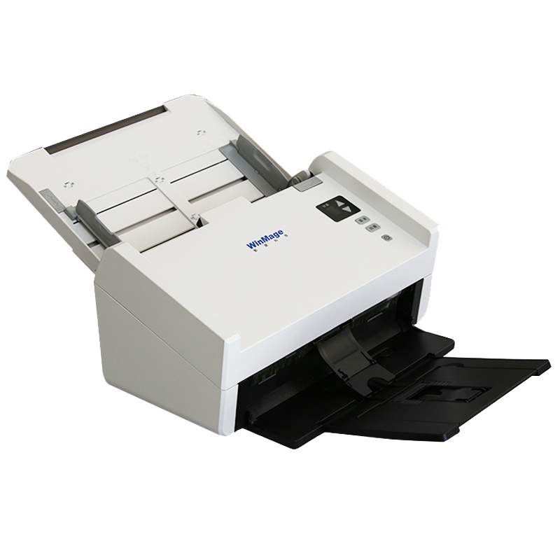 影源GW3160N馈纸式扫描仪A4高清彩色CCD文档文件每分钟60张快速扫描600DPI分辨率75张ADF进纸容量 灰色