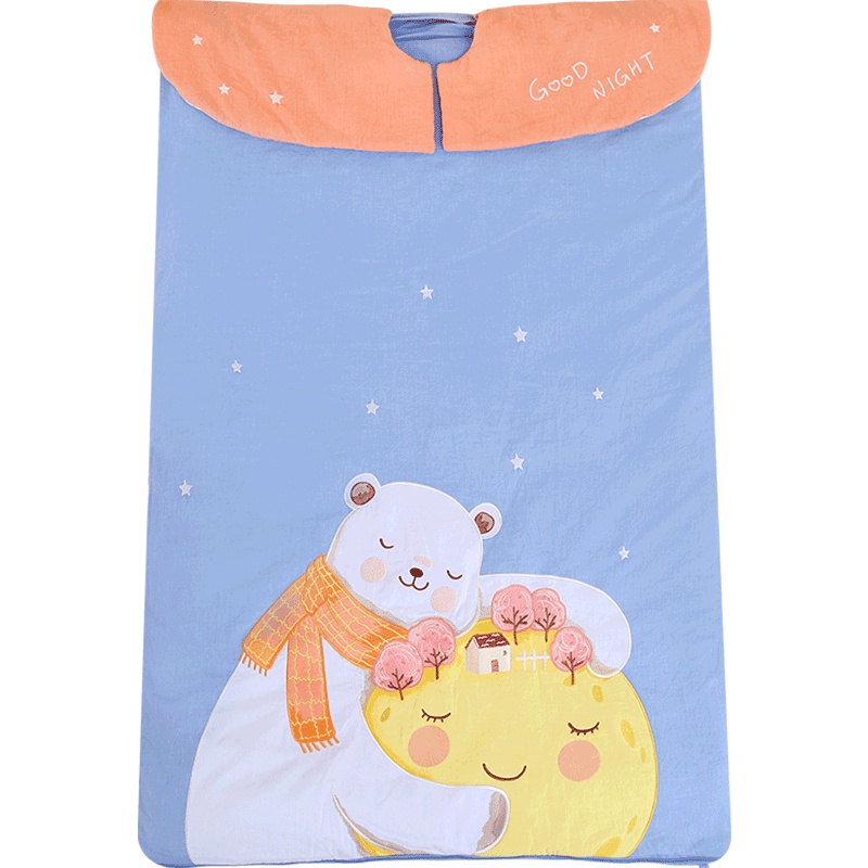 龙之涵 儿童睡袋 春秋季薄款宝宝睡袋 中大童防踢被子 婴幼儿睡袋四季通用
