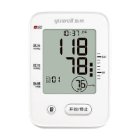 鱼跃充电型血压计背光款 高精准全自动血压器家用中老人上臂式测量仪660CR背光