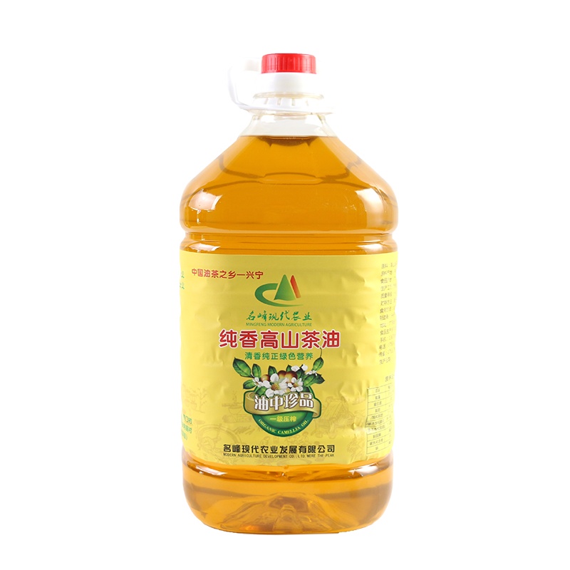名峰 兴宁高山山茶油 一级初榨茶油 食用油纯正原香初榨茶籽油 月子油BB油