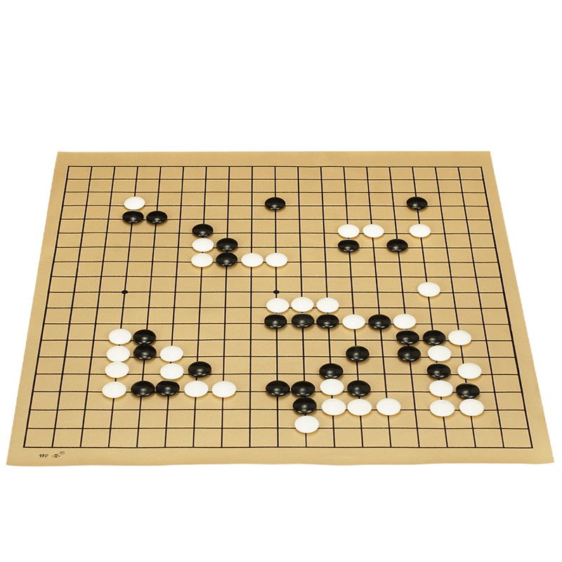 御圣围棋五子棋套装围棋 黑白罐+棋子+棋盘 一套装 YSQS01
