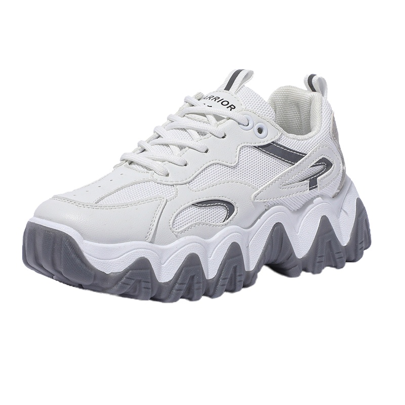 回力(Warrior)新款松糕底百搭老爹鞋ins潮女厚底休闲运动鞋女