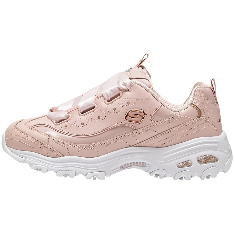 【自营】斯凯奇女鞋休闲鞋时尚D‘LITES蝴蝶结熊猫运动鞋11976