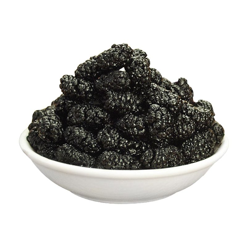 优选大颗粒500g[袋装] [买二送杯]2019新鲜野生桑葚干500g大颗粒无沙免洗黑桑椹子100g
