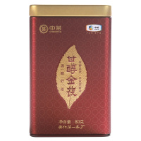 中茶 湖南安化黑茶 茯砖茶 罐装 甘醇金茯 80g