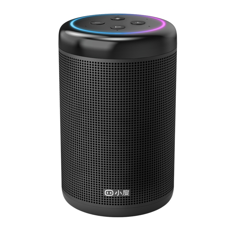 小度智能音箱大金刚 WiFi/蓝牙音箱 炫彩灯带 金属外观 红外遥控器 海量内容 贴心儿童模式 智能语音操控音响