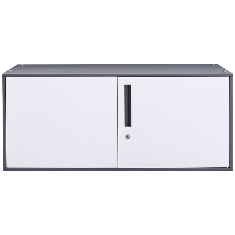 慧采云 办公家具优质钢制窄边套色单节办公柜铁皮柜文件柜柜子档案资料柜900*400*390mm