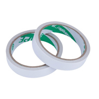 企购优品2.0cm*10m 白色双面胶带棉纸两面胶布办公文具 1卷装