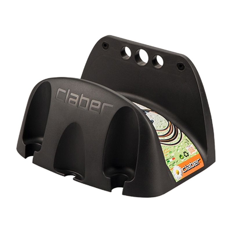 家用花园软管收管卷管器收纳盘水车架 规格黑色带固定螺丝