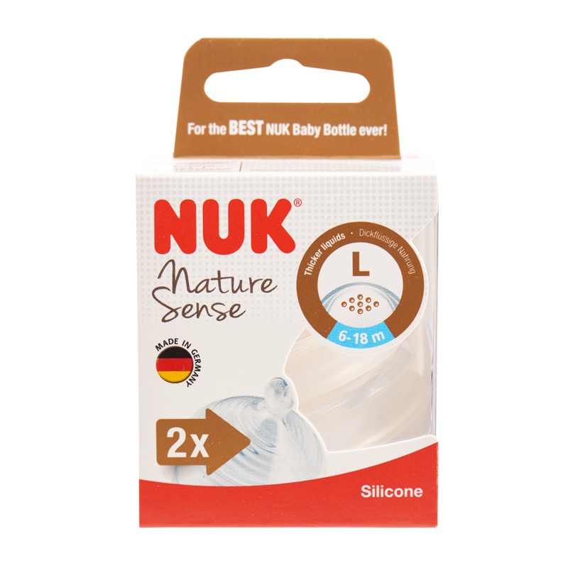NUK自然母感奶嘴(成长型硅胶大号)