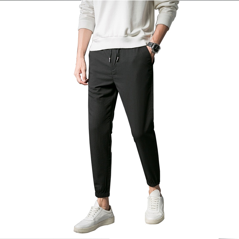 JOW/乔沃秋季男式时尚休闲修身休闲长裤