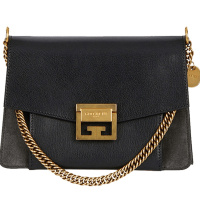 【预定】GIVENCHY/纪梵希 小号双色调皮革和绒面革包 BB501CB033
