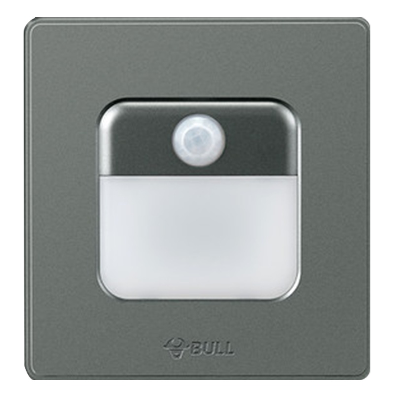 公牛86型嵌入式led小夜灯家用墙角灯走廊楼梯过道人体感应地脚灯