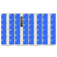 [一鹏]电子存包柜48门智能刷卡寄存柜超市商场储物柜