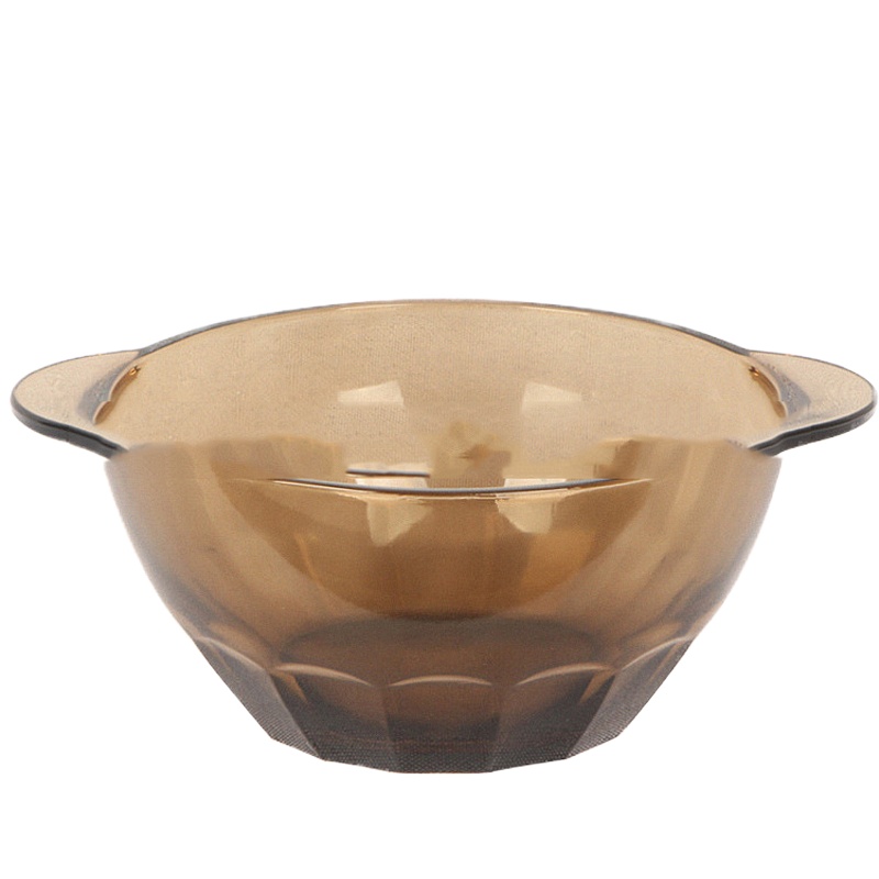 茶色水晶玻璃餐具煲三件套 50套起购