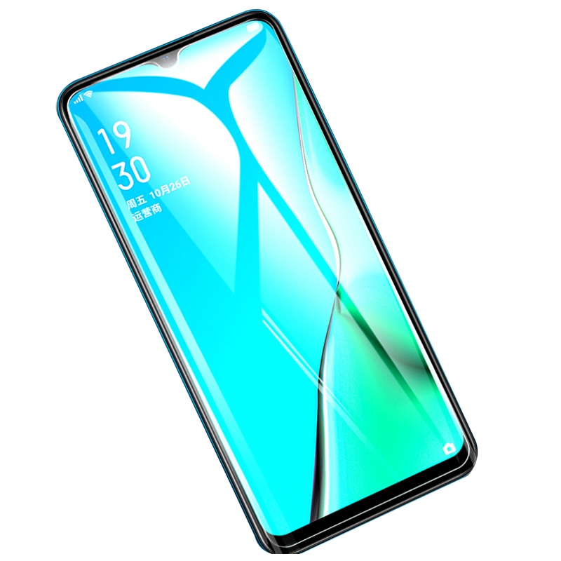 [买2送手机壳]轻万适用oppoa11钢化膜非全屏高清透明防摔贴膜oppo手机保护膜全玻璃