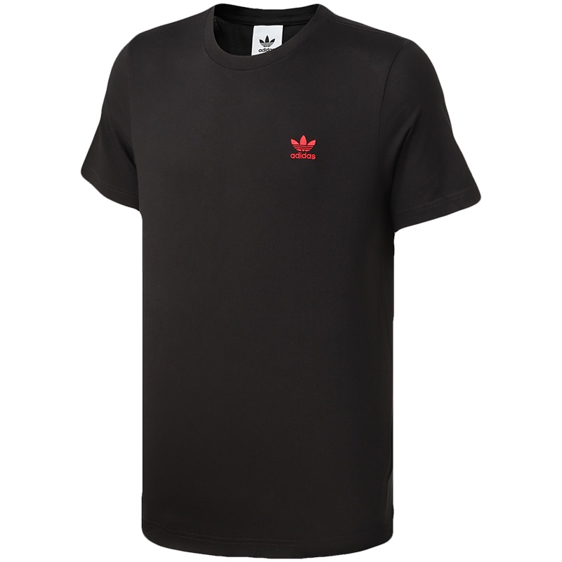 阿迪达斯三叶草男服短袖T恤刺绣小标运动休闲服GD2535