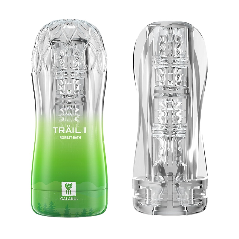 GALAKU 彩虹TRAIL绿色飞机杯成人情趣男性用品男用阴臀倒模玩具男人用处女生夹吸自慰器逼真动漫名器飞机蛋系列器具苏