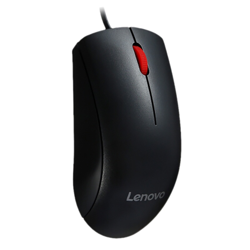 联想M12 鼠标有线鼠标 办公鼠标 联想点0Pro有线鼠标 笔记本台式机鼠标大红