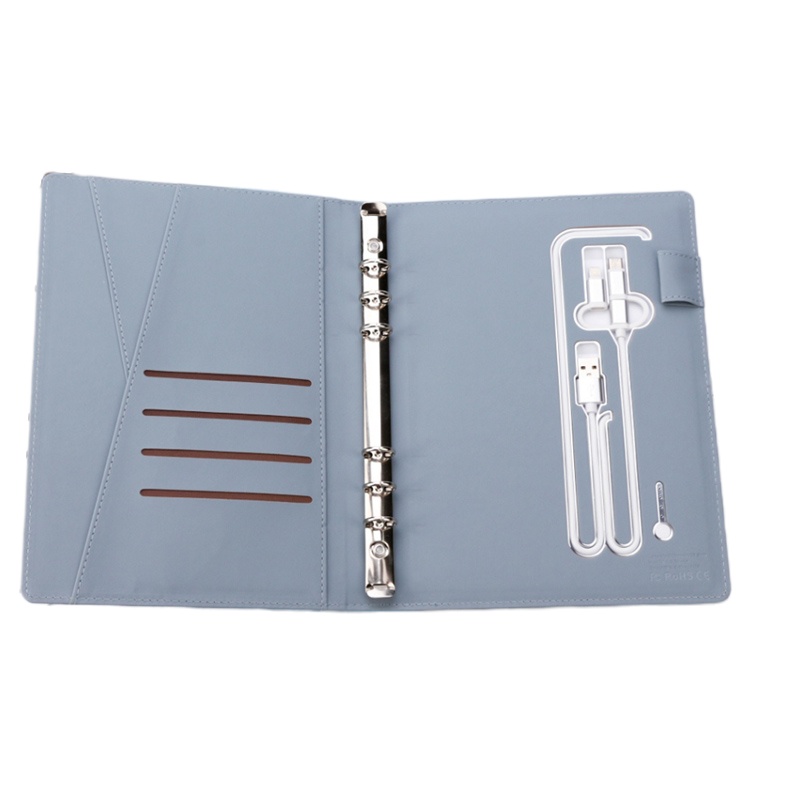 可充电笔记本，带U盘16G，电源8000AH，内页80克96张，带包装