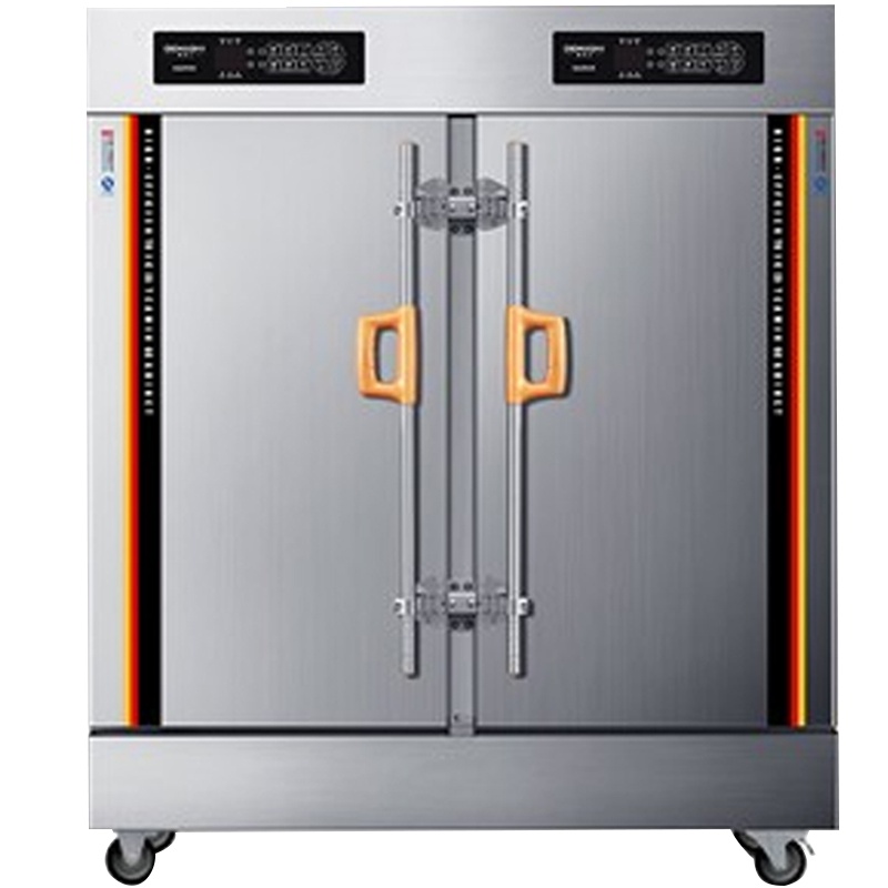 德玛仕蒸饭柜商用厨房食堂饭堂酒店用蒸米饭包子馒头蒸机蒸炉大容量型 24盘高端定时380V（约380人）KZ-200