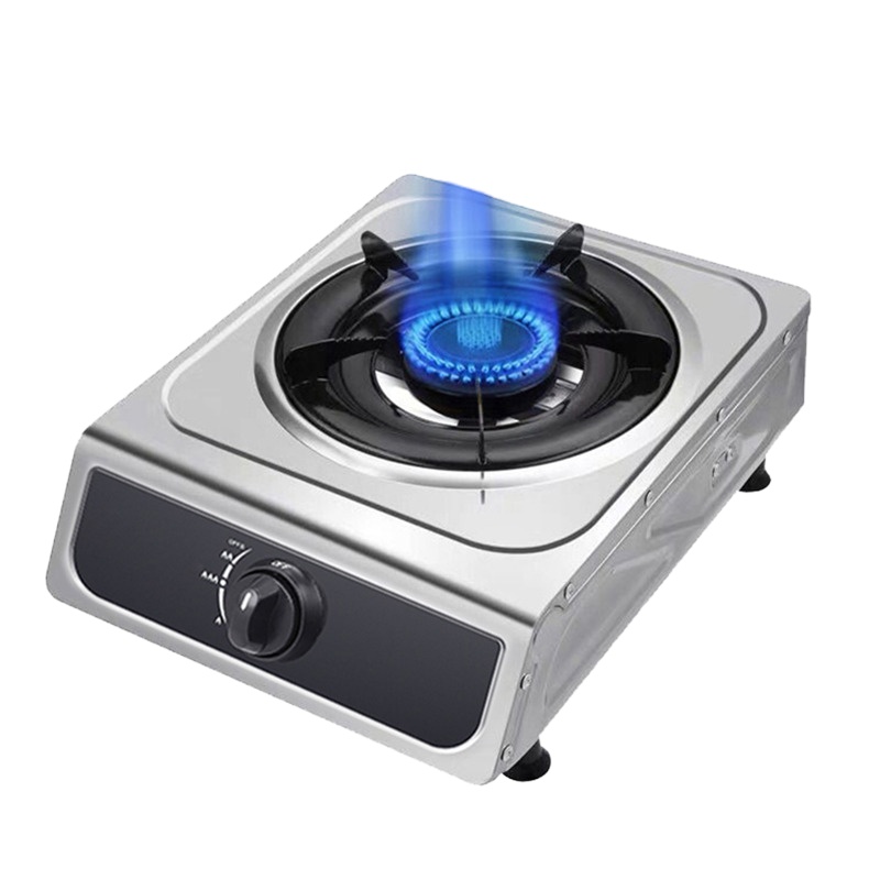 纳丽雅(Naliya)煤气灶单灶 家用液化气灶 节能台式液化气猛 ht不锈钢节能款(液化气)送带表减压+刀具管卡