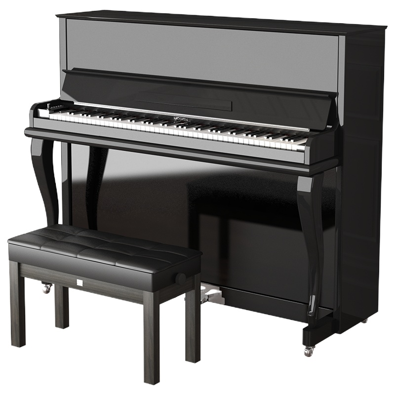 莫森(MOSEN)MS-121B立式钢琴 88键初学者家用考级演奏真钢琴1-10级 121CM 星空系列