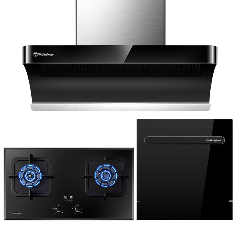 西屋(Westinghouse)烟灶洗套装 CXW-300-CA01+JZT-ZB01+WQP8-B1 天然气