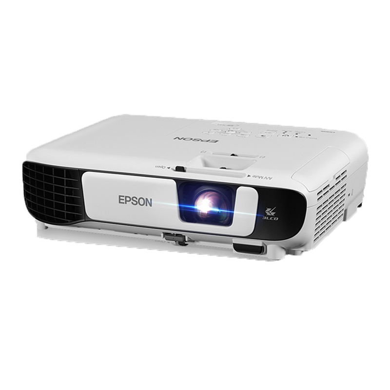 爱普生(EPSON)CB-W05商务办公投影机3300流明 红叶120寸16:10幕布(含吊架安装)
