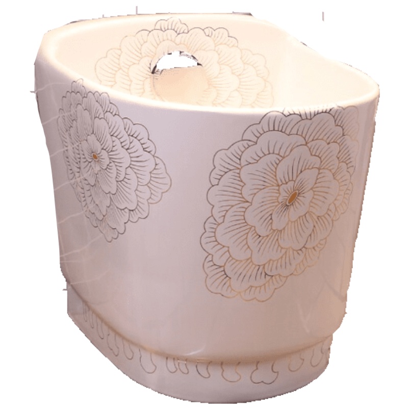 欧式艺术洗拖把池阳台拖把池大号拖把盆陶瓷墩布池拖布池安心抵