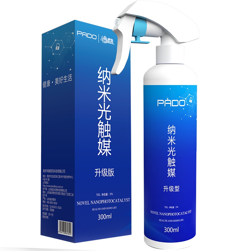 半岛铁盒(PADO)纳米光触媒升级型300ml 去除甲醛清除剂除苯喷雾 家用母婴新房汽车装修家具除油漆异味