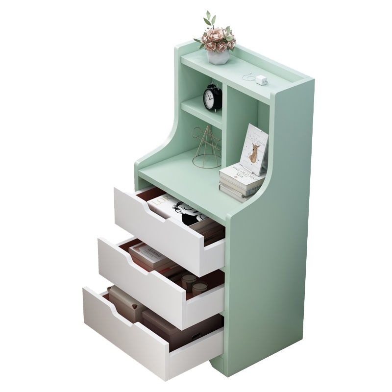 床头柜置物架色简约现代北欧储物柜古达收纳卧室简易床边小型柜子