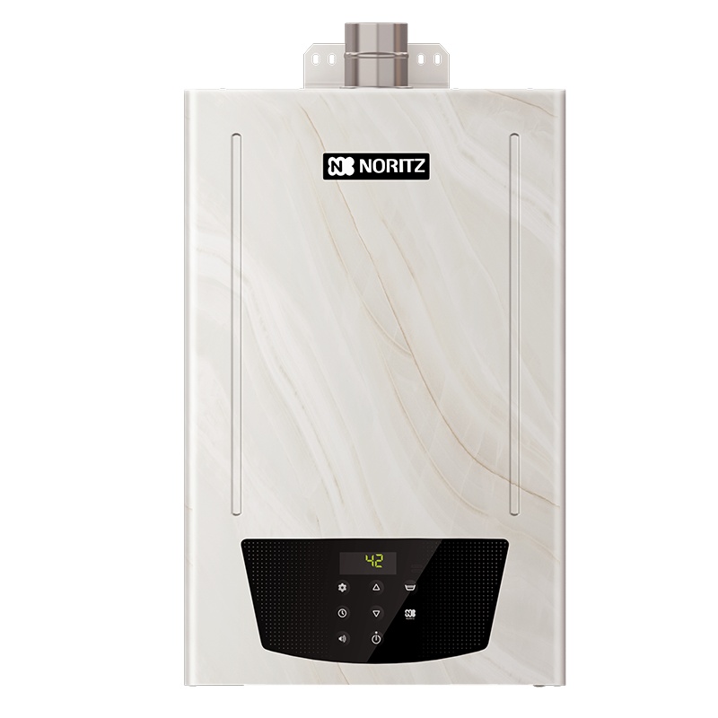 能率(NORITZ) 16升彩壳燃气热水器天然气 智控恒温 带水量伺服器GQ-16PA6AFEX-M02(浅流)高端机