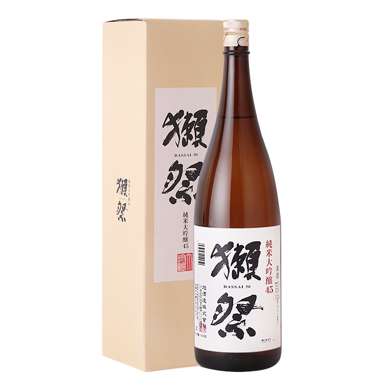 獭祭45日本原装进口清酒 四割五分纯米大吟酿1.8L
