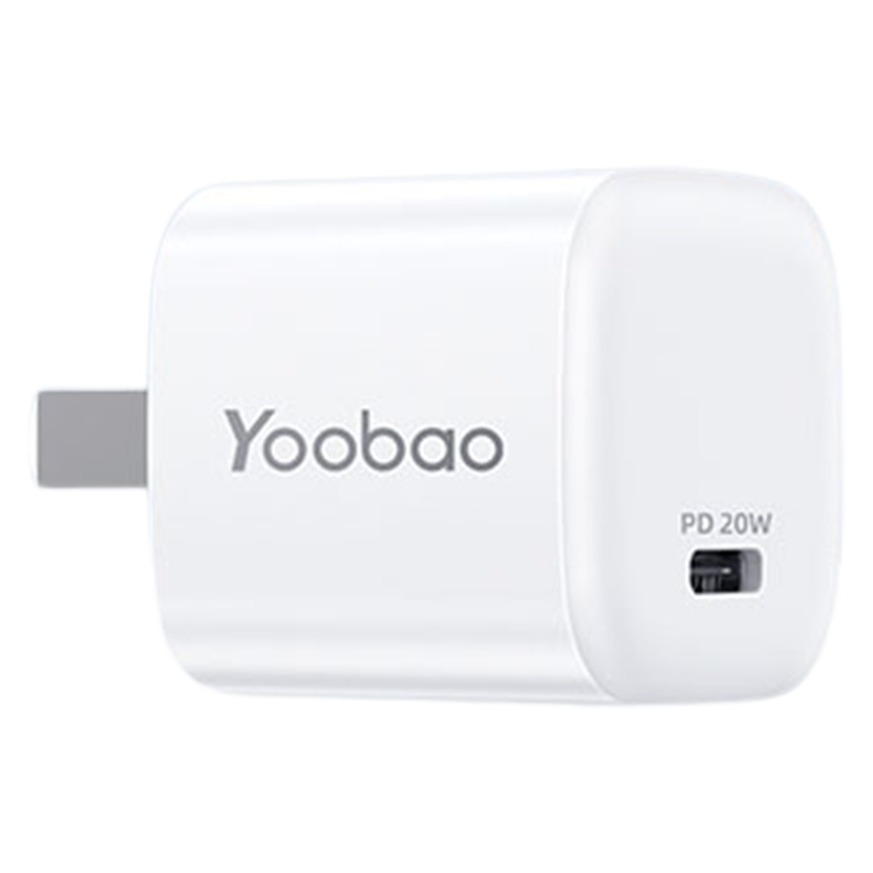 羽博 充电头充电器头 PD-U62 白色 20w充电器手机typec充电头pd快充通用充电头适用于小米11华为苹果快充头