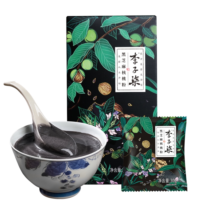 李子柒黑芝麻核桃粉360g(30g*12)