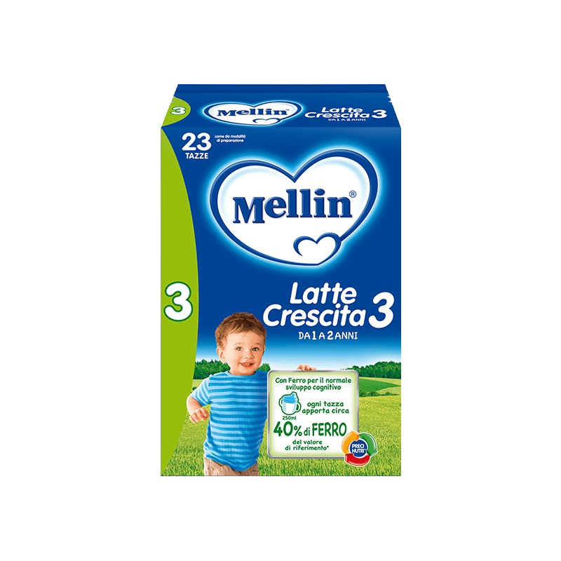 意大利版 美林(MELLIN)婴幼儿配方牛奶奶粉3段(适合1-2岁)800g/盒 波兰进口