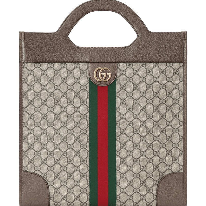 古驰GUCCI Ophidia TOTE中号 双G饰扣老花547941 男士女士手提包 金扣