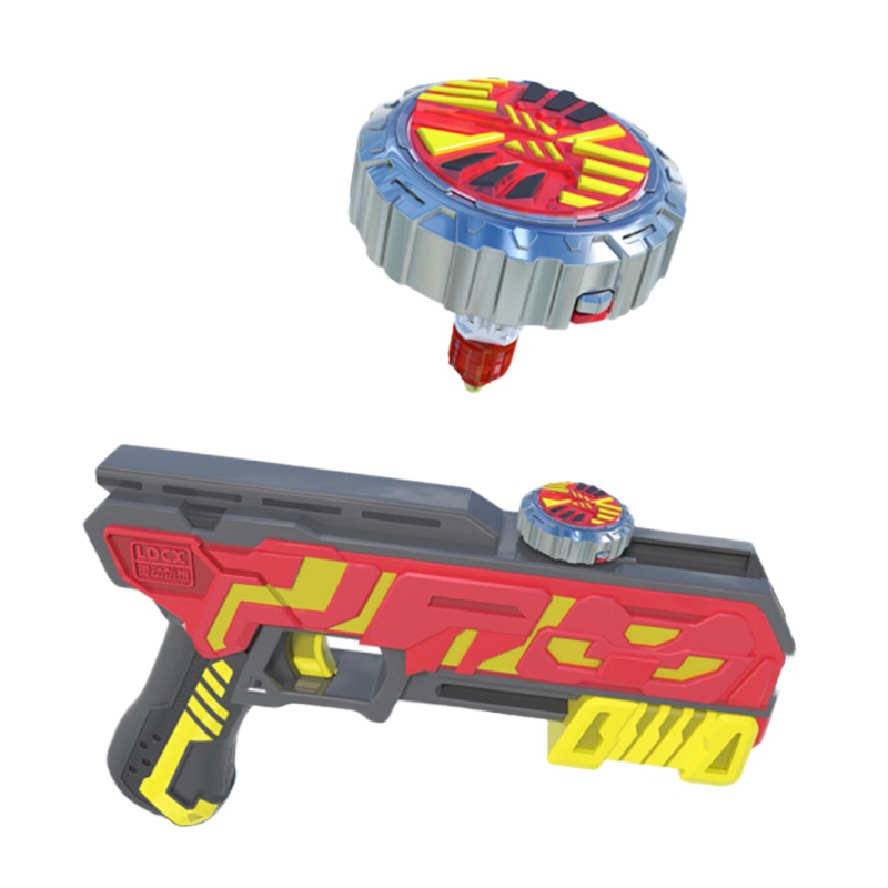 灵动创想(LDCX) 魔幻陀螺4代 新款双核连发聚能引擎套装 岩武&裂岩巨盾&星辉圣剑GT0202 男孩女孩玩具