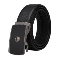 texwood萍果牌 皮带男自动扣真皮商务休闲裤腰带男士时尚牛皮裤带百搭软皮腰带礼盒装