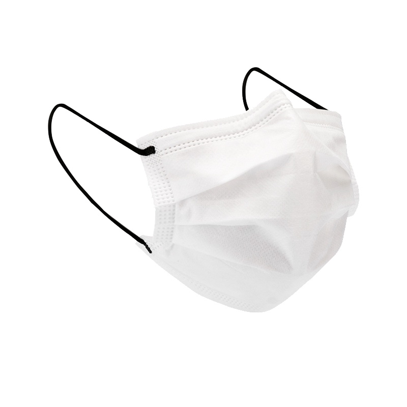 名创优品 (miniso) 一次性口罩黑绳10片装成人款PP无纺布熔喷布透气