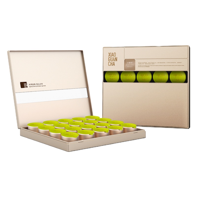 小罐茶特级龙井茶4g*20罐 绿茶2021年明前春茶新茶茶叶礼盒装