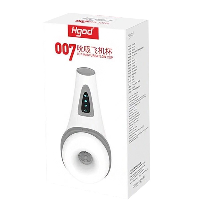 007吮吸发声电动飞机杯全自动伸缩震动男用自慰杯吮吸紧致夹吸口爱加热飞机杯可搭乐意锻炼杯成人用品情趣用品