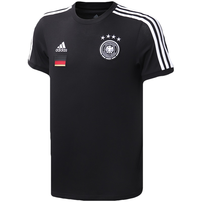 阿迪达斯男服短袖T恤德国队足球休闲运动服FI1461