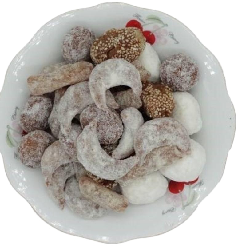 特产传统糕点蜜三刀芝麻果口酥羊角蜜500克果子点心零食小吃 羊角蜜500克+芝麻果500克